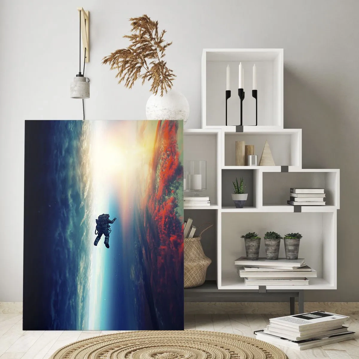 Billede på glas - Over for universet - 50x70 cm