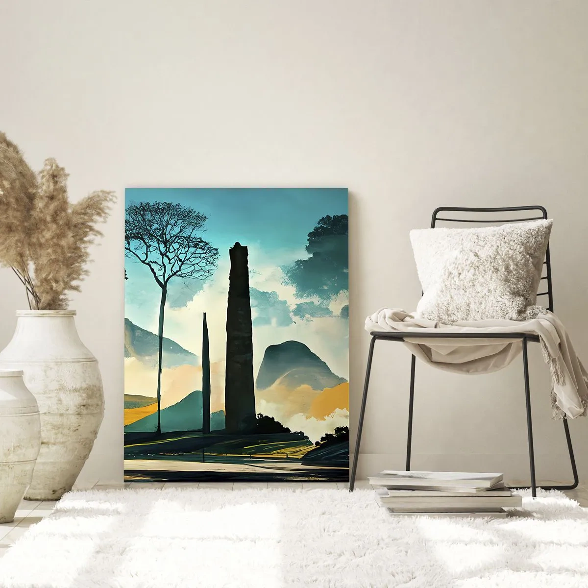 Billede på glas - Stadig højere og højere - 50x70 cm