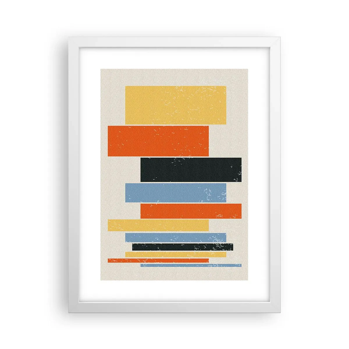 Plakat i hvid ramme - Optagelse af musik - 30x40 cm