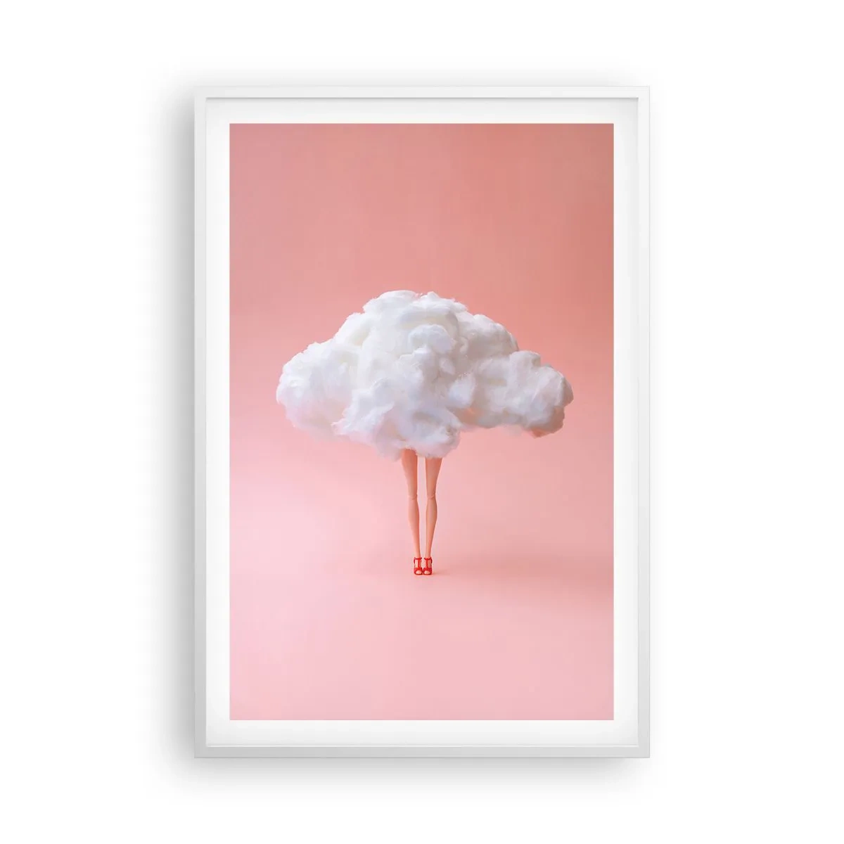 Plakat i hvid ramme - Et sødt løfte - 61x91 cm