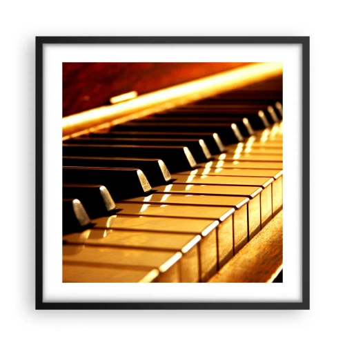 Plakat i sort ramme - Ubegrænsede muligheder - 50x50 cm