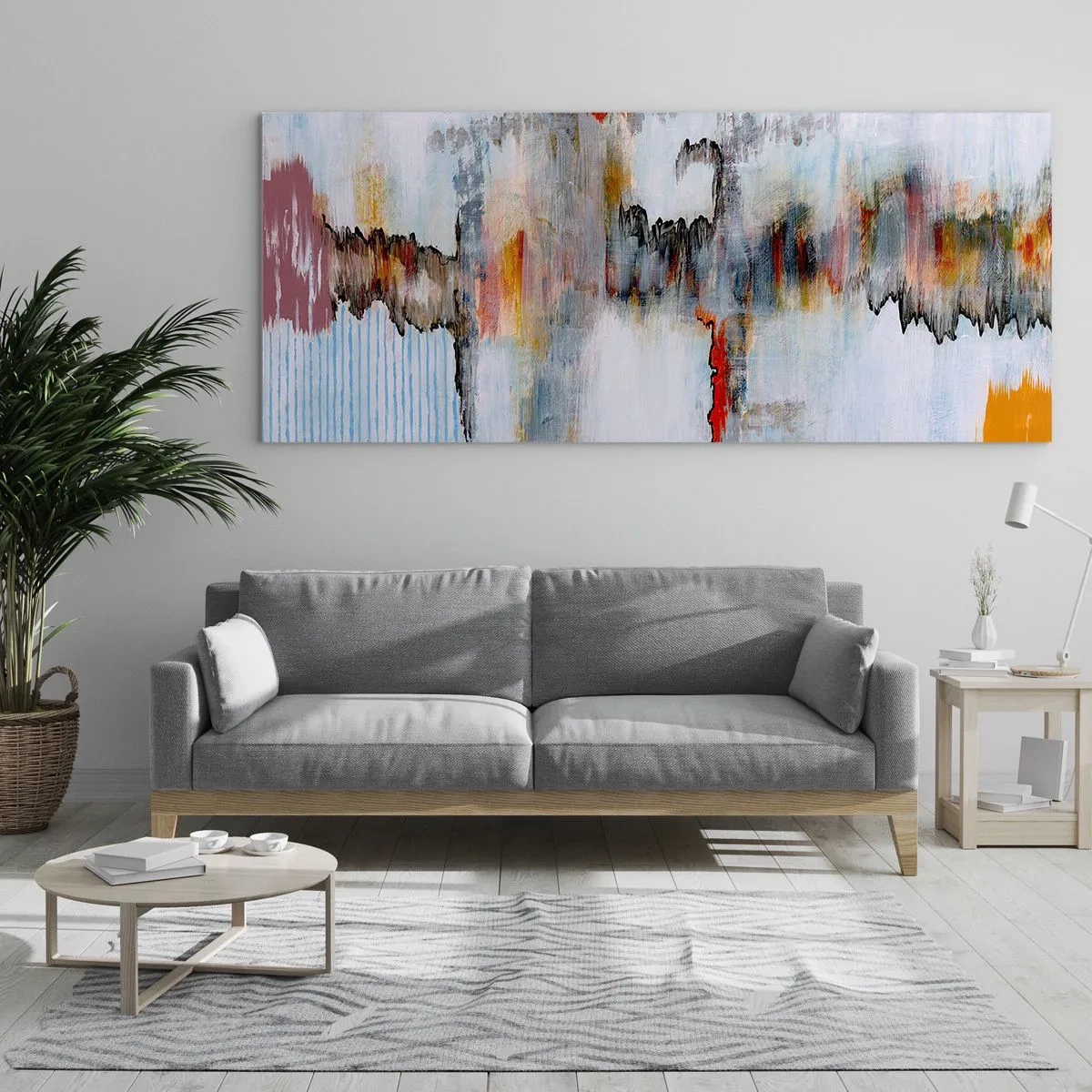 Billede på glas - En pind på vandet - 100x40 cm