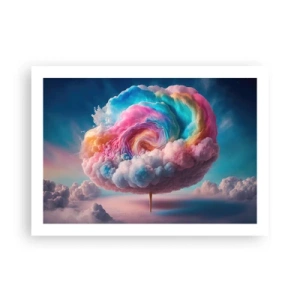 Plakat - En drøm om en forlystelsespark - 70x50 cm