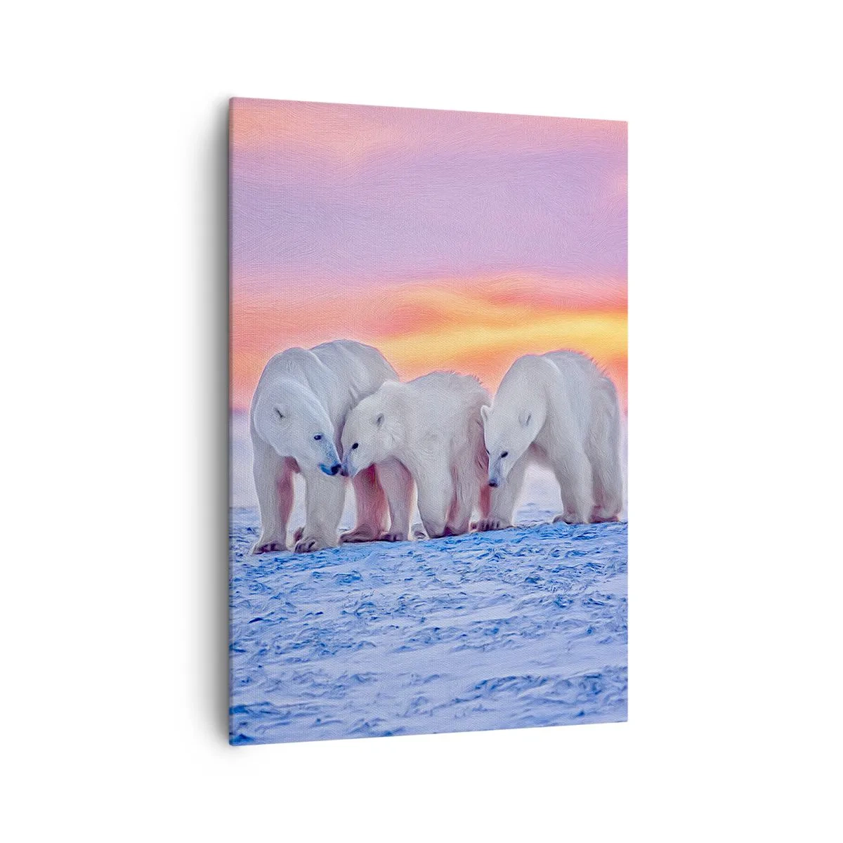 Lærredstryk - Billede på lærred - Familievarme er nok - 70x100 cm