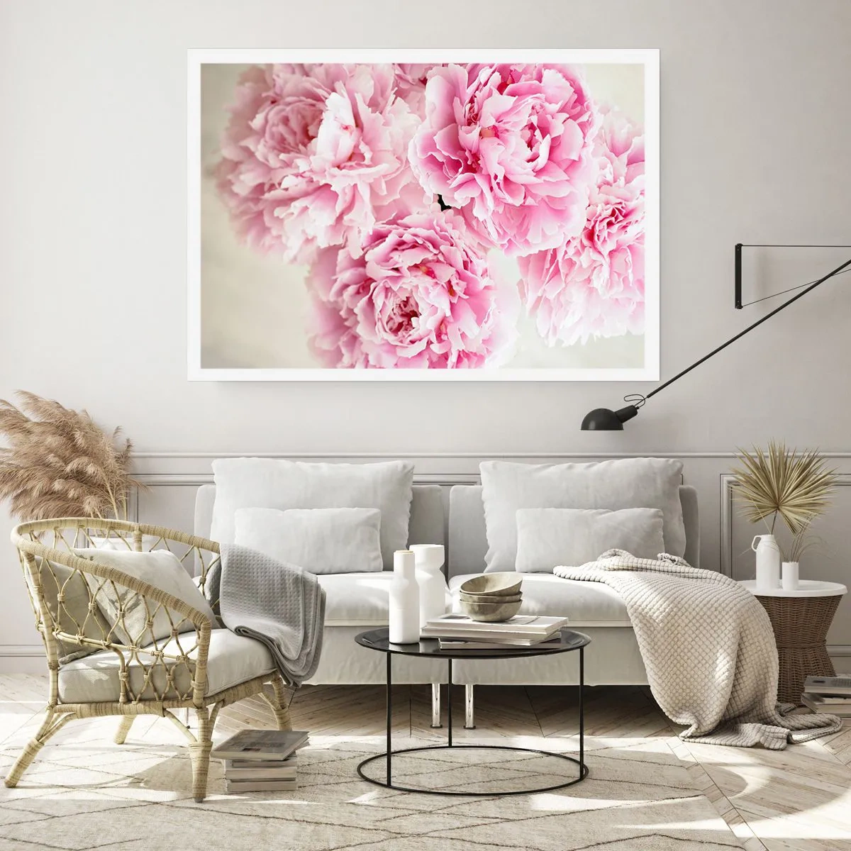 Plakat - I lyserød glamour - 91x61 cm