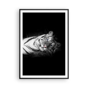 Plakat i sort ramme - Vildskab og fred - 70x100 cm