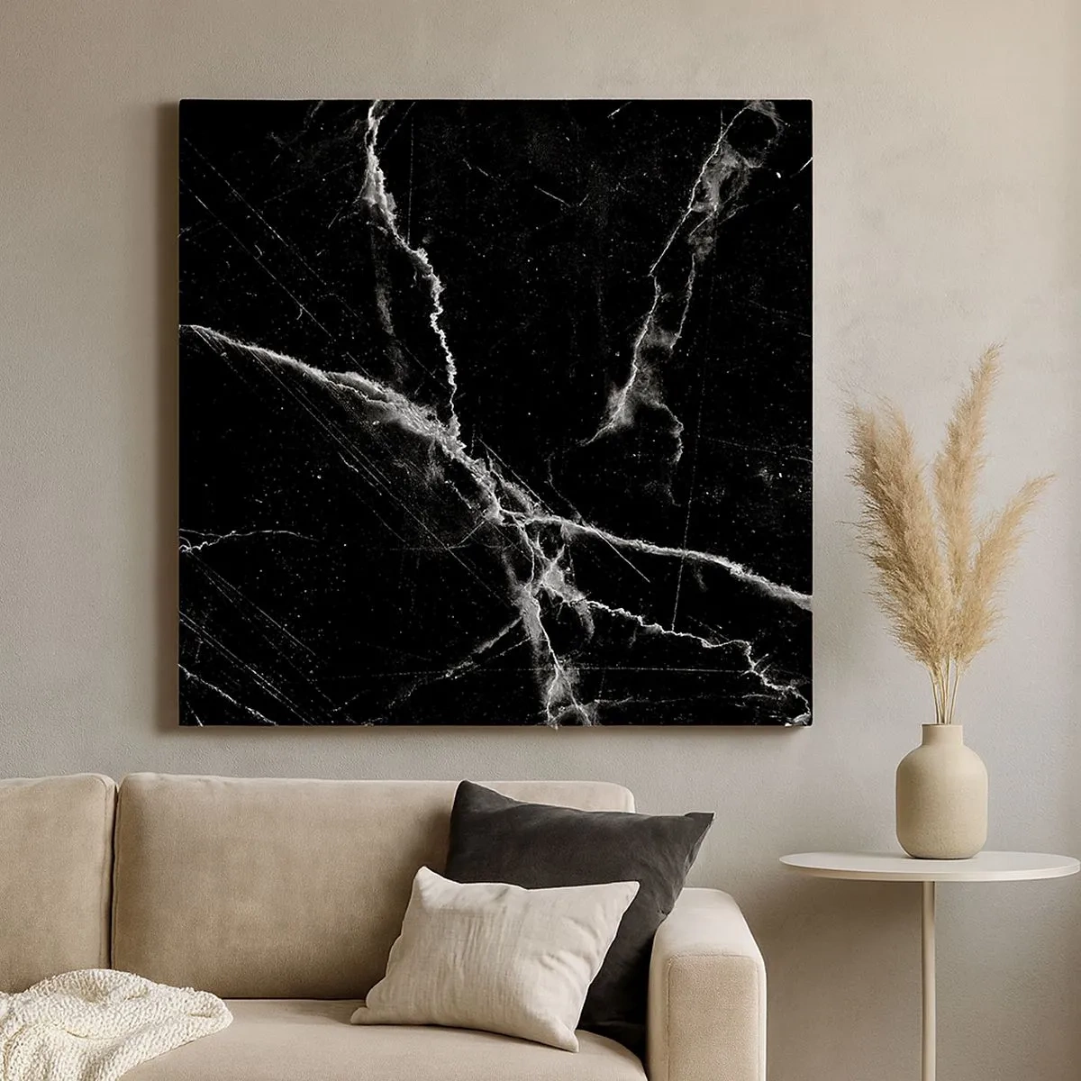 Lærredstryk - Billede på lærred - Stenens hemmelige liv - 30x30 cm