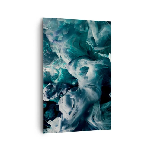 Lærredstryk - Billede på lærred - Farvebevægelse - 80x120 cm