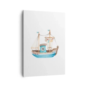 Lærredstryk - Billede på lærred - Ohøj, eventyr! - 50x70 cm