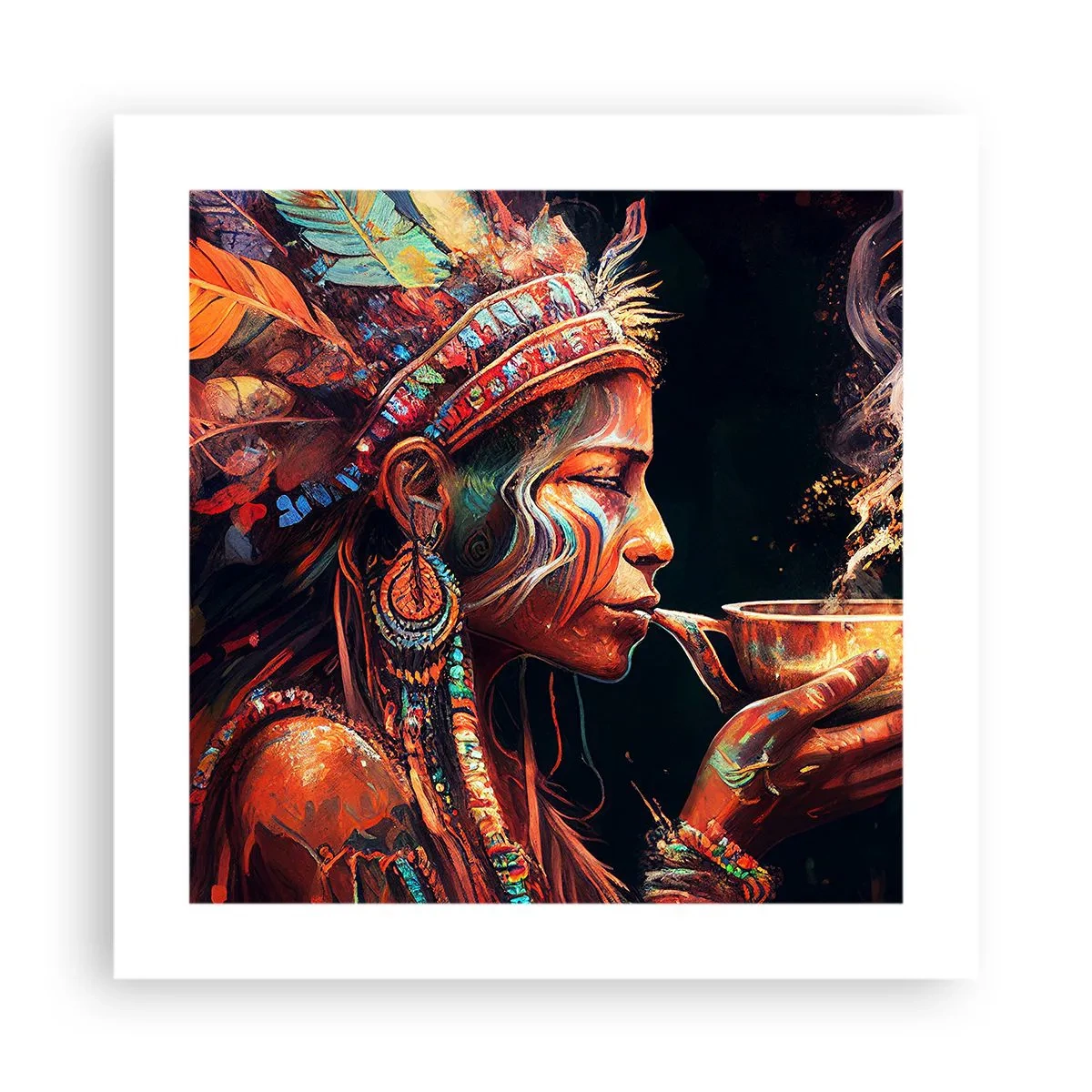Plakat - Et magisk ritual - 40x40 cm