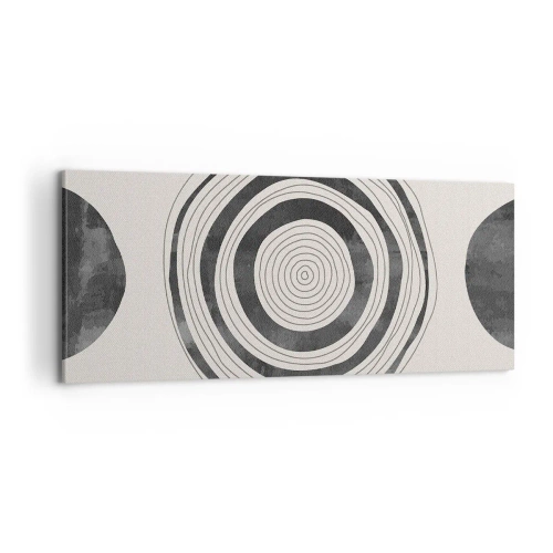 Lærredstryk - Billede på lærred - Det vigtige er det, der er imellem - 100x40 cm
