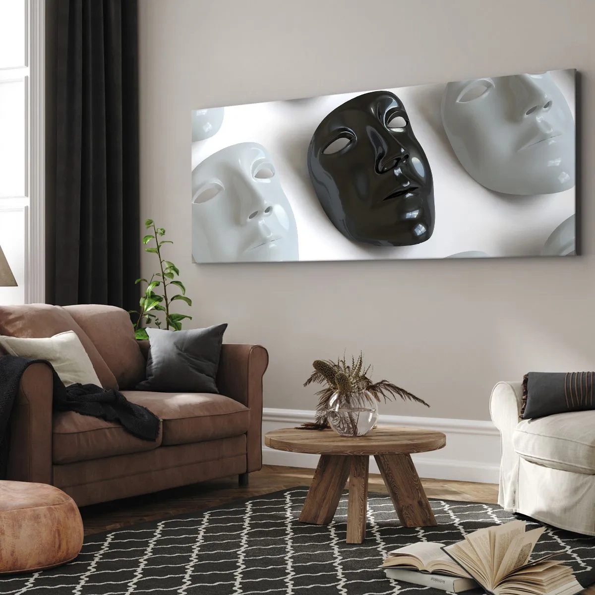 Lærredstryk - Billede på lærred - Hvordan skiller man sig ud? - 160x50 cm