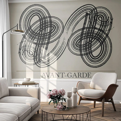Fototapet Selvklæbende Deluxe Sticker - Det kom ud spontant - Minimalisme, skandinavisk, Skrivning - 250x175 cm
