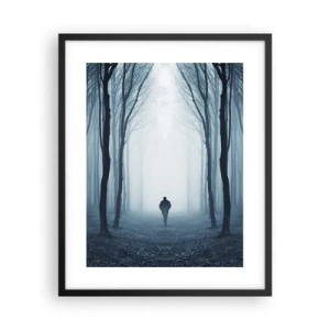 Plakat i sort ramme - Og alt sammen ganske enkelt - 40x50 cm