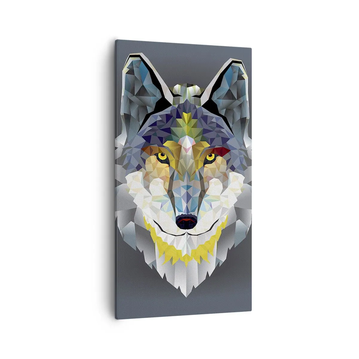 Lærredstryk - Billede på lærred - Når vi taler om ulven - 55x100 cm