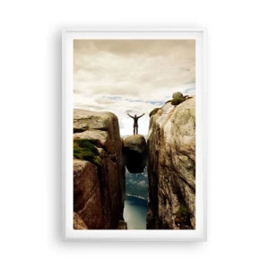 Plakat i hvid ramme - Hvordan har jeg det! - 61x91 cm