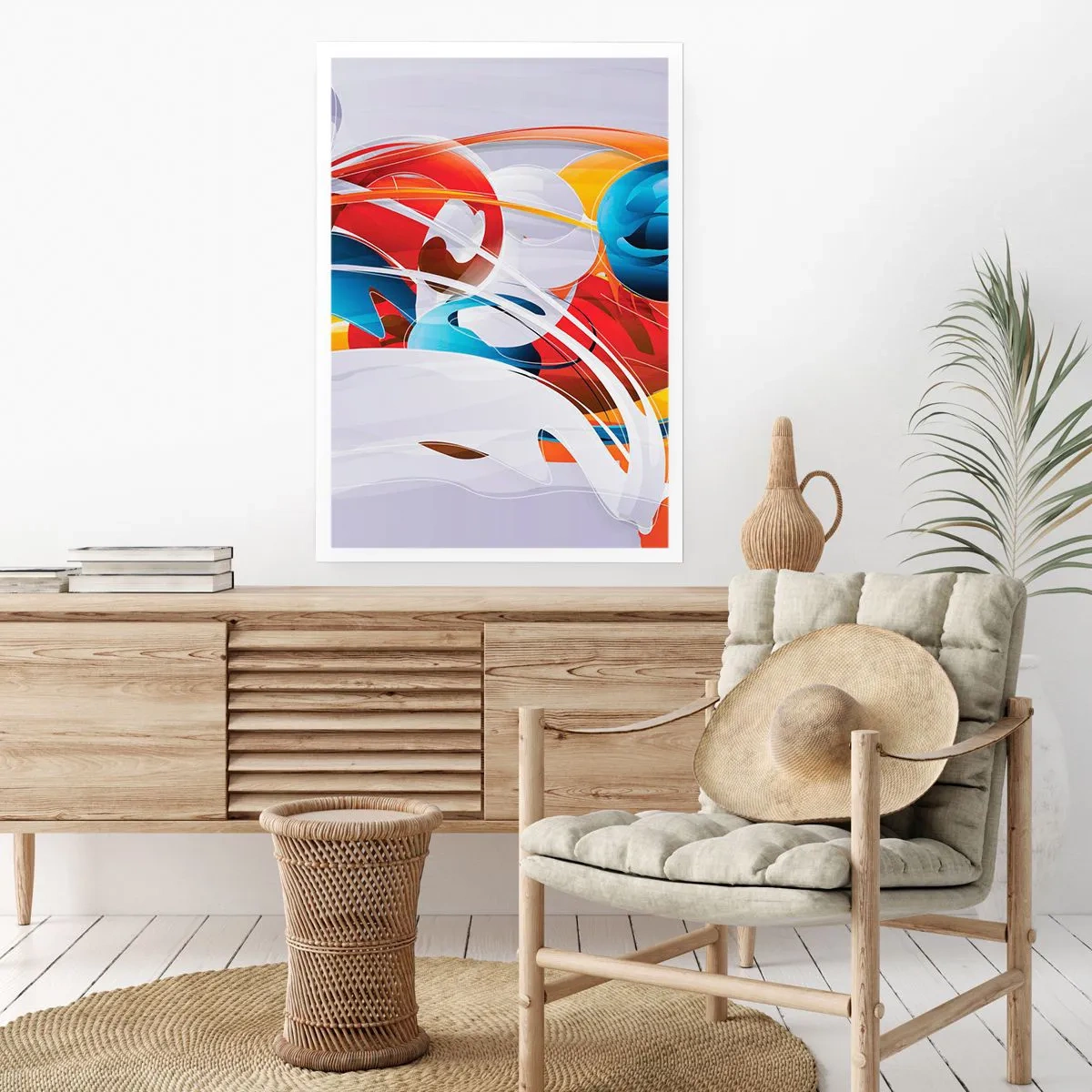 Plakat - Elementernes dans - 70x100 cm