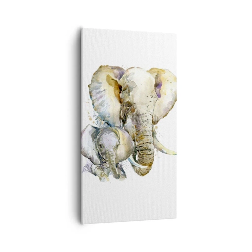 Lærredstryk - Billede på lærred - Der er intet sted som hos mor - 55x100 cm