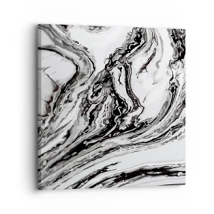 Lærredstryk - Billede på lærred - I begyndelsen var det kaos - 30x30 cm