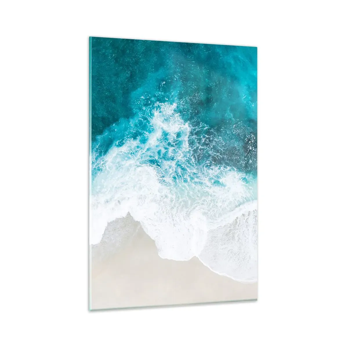 Billede på glas - Naturlig kærtegn - 80x120 cm