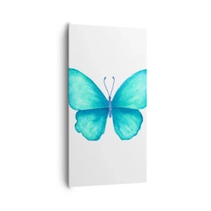 Lærredstryk - Billede på lærred - Turkis af natur - 65x120 cm