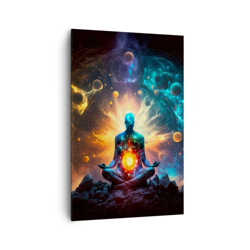 Lærredstryk - Billede på lærred - Kosmisk ro - 80x120 cm