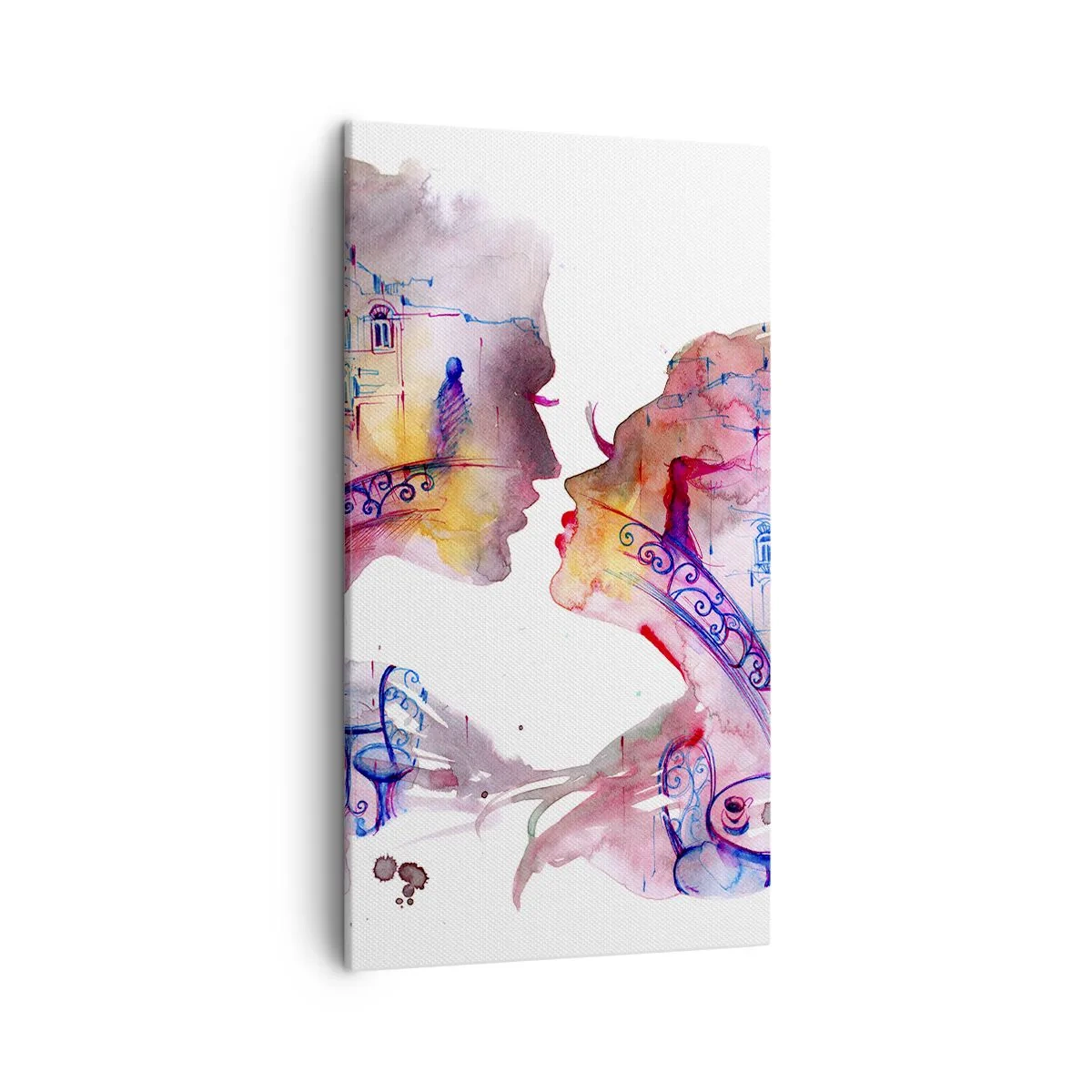 Lærredstryk - Billede på lærred - Sukkenes hemmelige bro - 45x80 cm