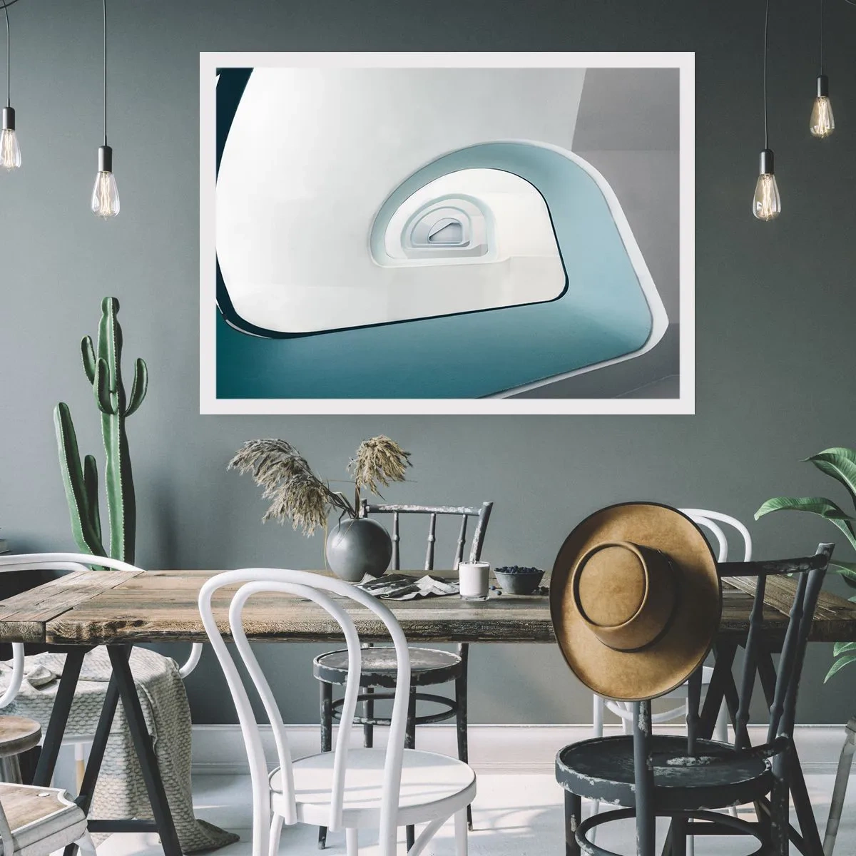 Plakat - Til bunden af det blå - 91x61 cm