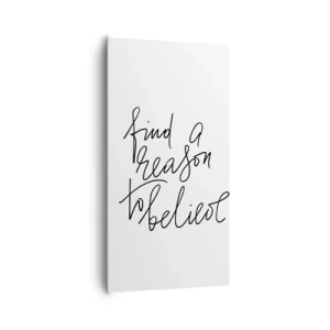 Lærredstryk - Billede på lærred - Det er muligt - 65x120 cm