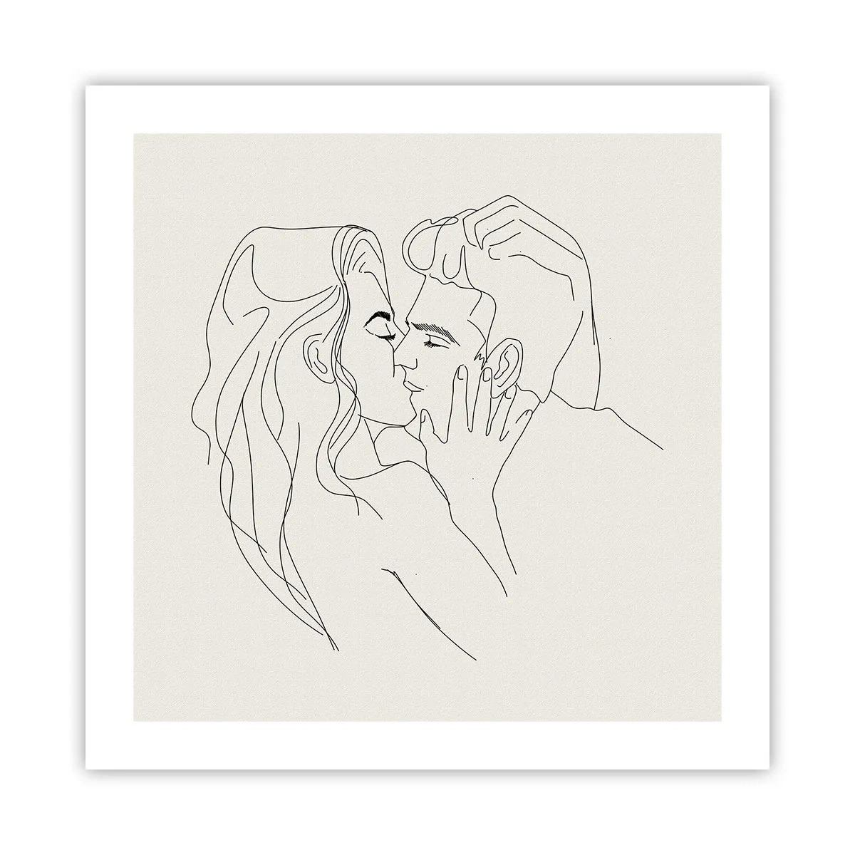 Plakat - Forviklet i følelser - 50x50 cm