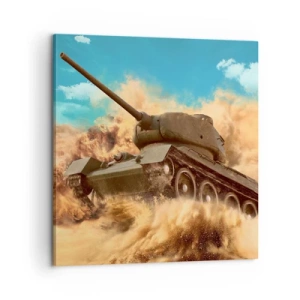 Lærredstryk - Billede på lærred - Ikke at slå - 60x60 cm