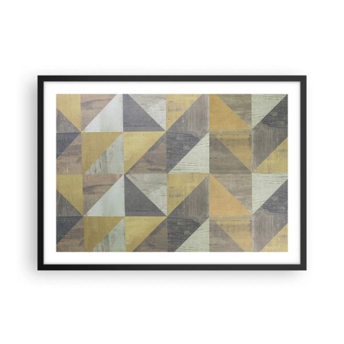 Plakat i sort ramme - Ved trekantens vinkel - 70x50 cm