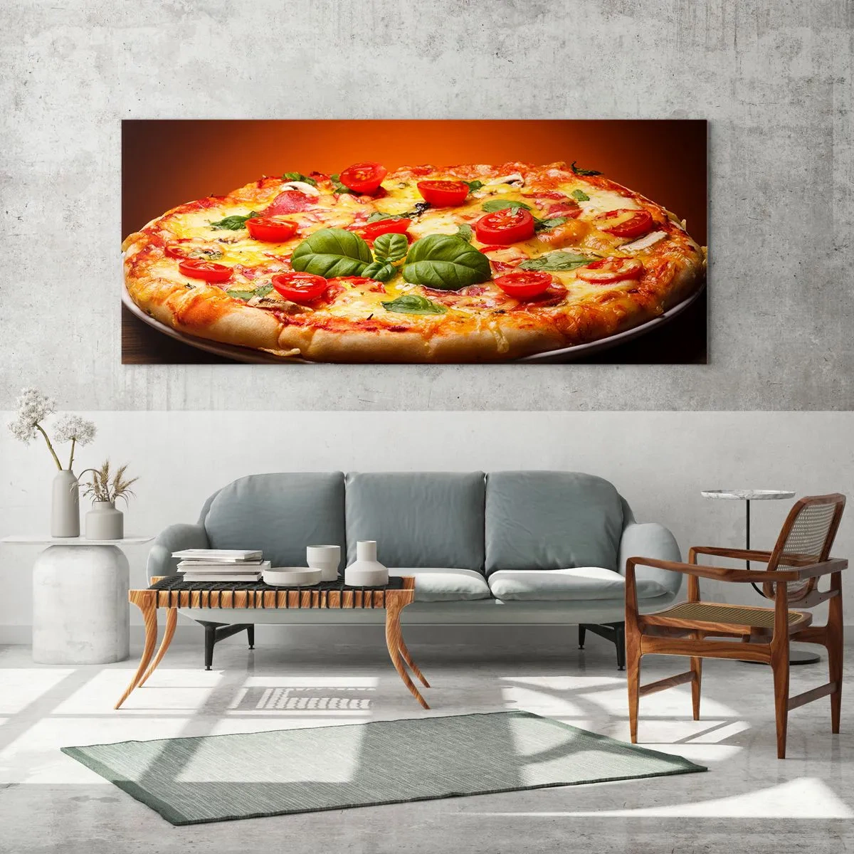 Billede på glas - Mamma mia! - 90x30 cm