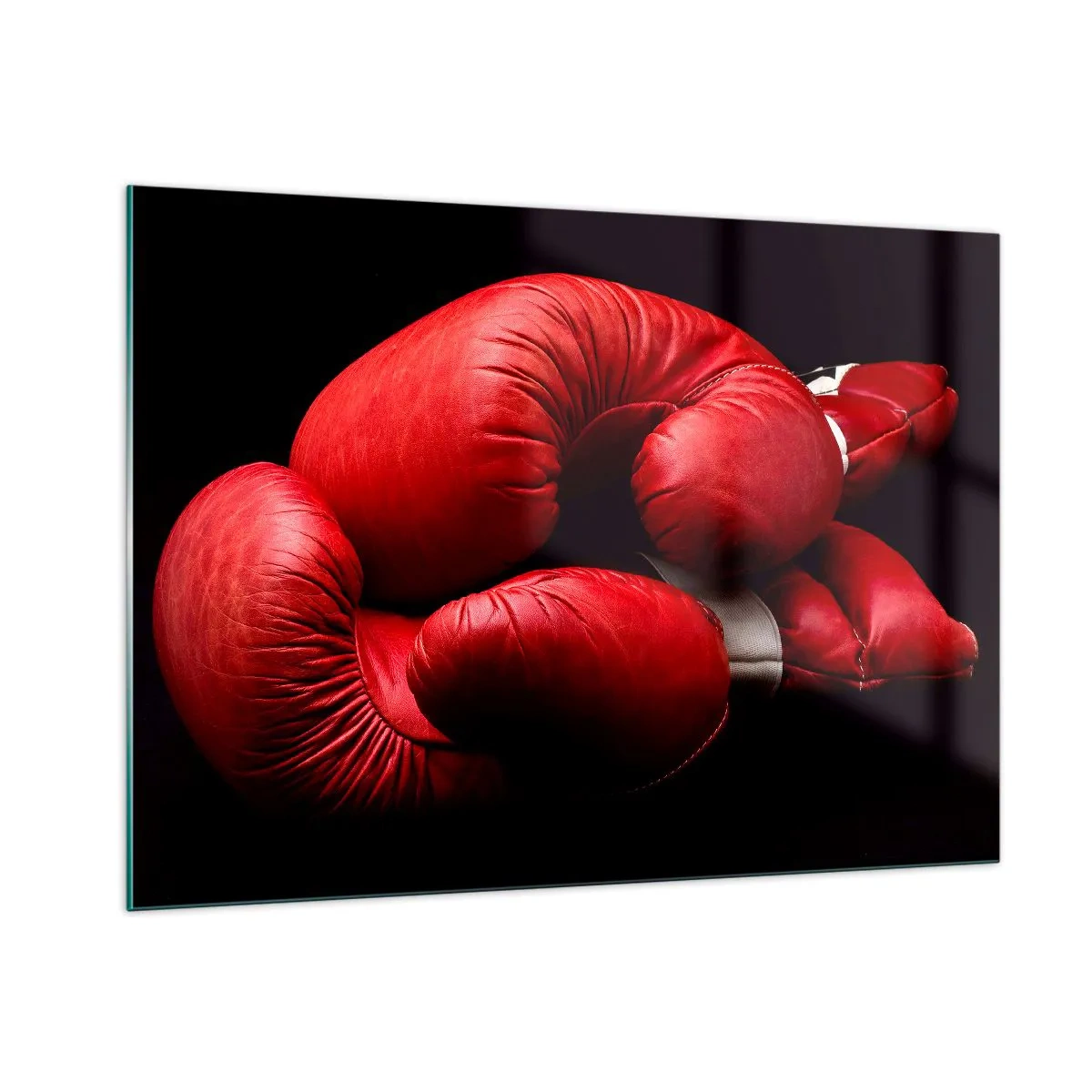Billede på glas - Kampens spænding bag os - 100x70 cm