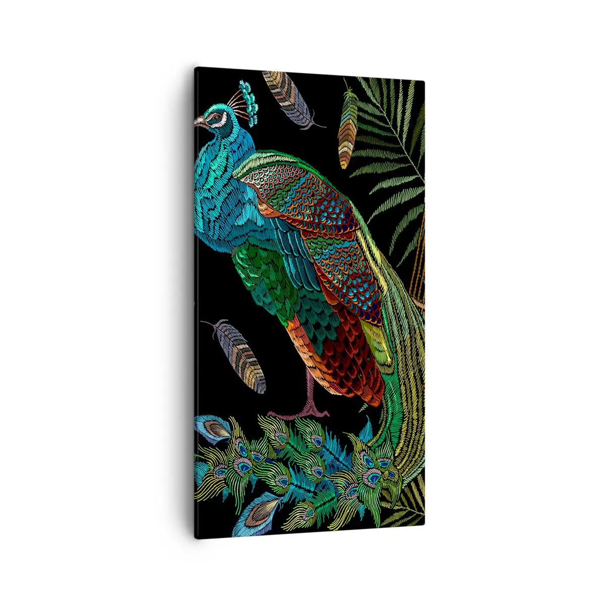 Lærredstryk - Billede på lærred - I kongelige gevandter - 55x100 cm