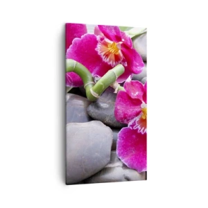 Lærredstryk - Billede på lærred - Kulde og varme - 45x80 cm