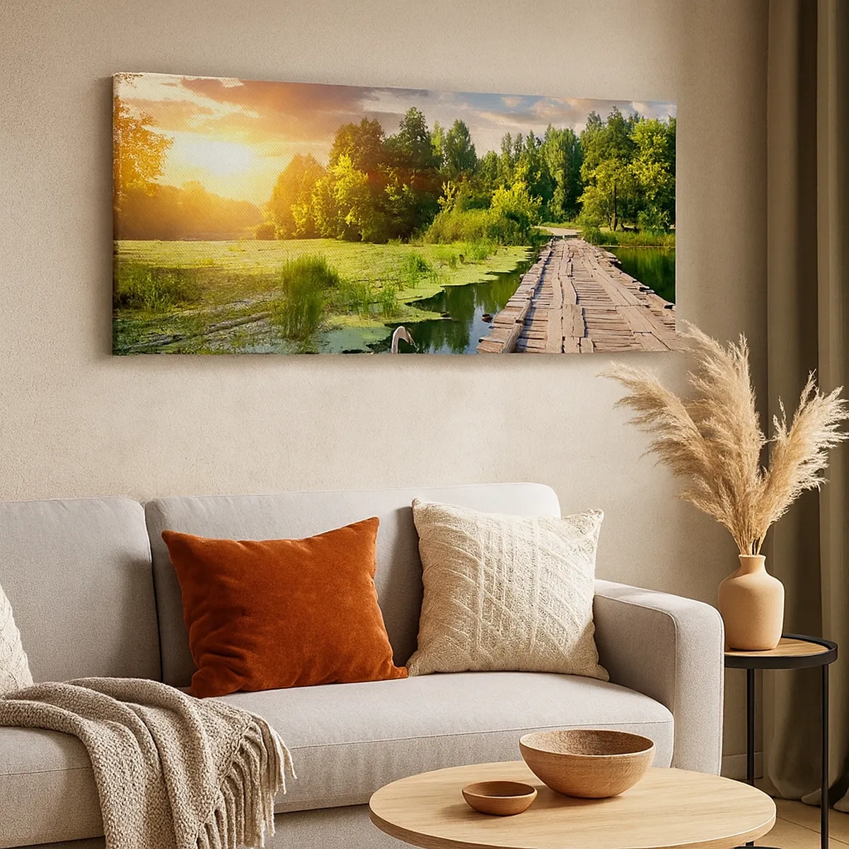 Lærredstryk - Billede på lærred - Sommer, sommer overalt - 30x30 cm