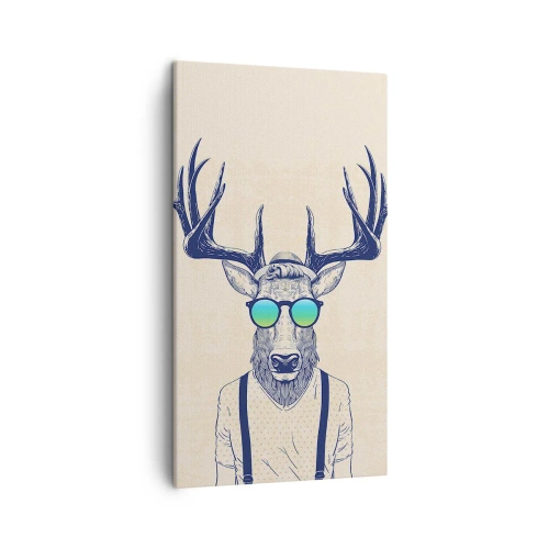 Lærredstryk - Billede på lærred - Hvem forventede du? - 45x80 cm