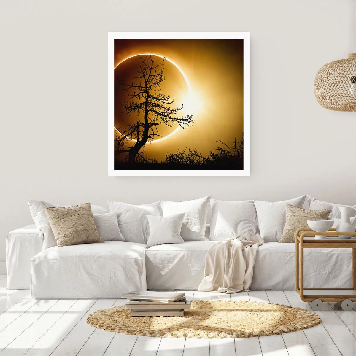 Plakat - Total formørkelse - 60x60 cm