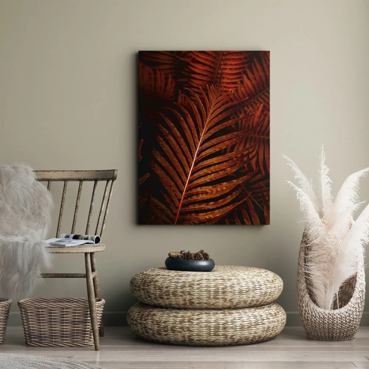 Lærredstryk - Billede på lærred - Livets varme - 50x70 cm