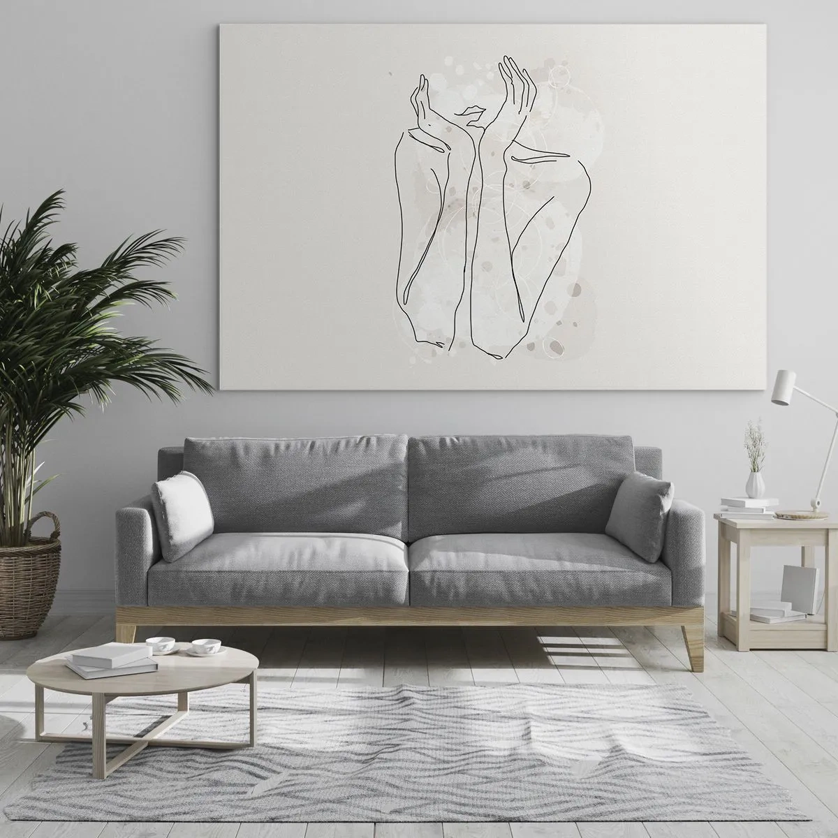 Billede på glas - En drømmende stund - 100x70 cm