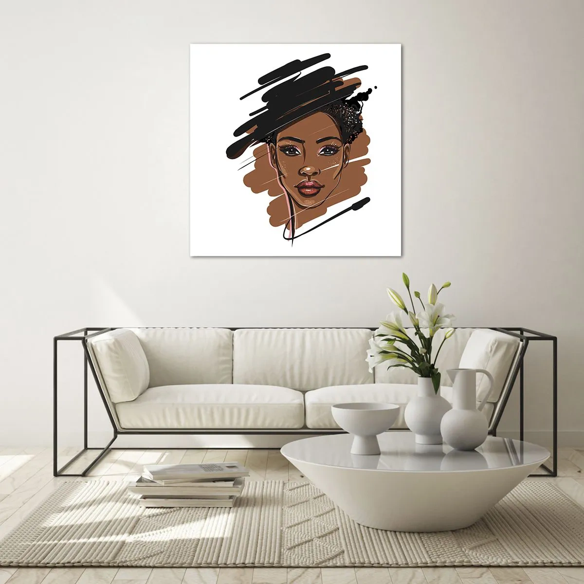 Billede på glas - Sød som chokolade - 40x40 cm