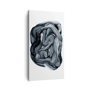 Lærredstryk - Billede på lærred - Så enkelt er det ikke - 45x80 cm