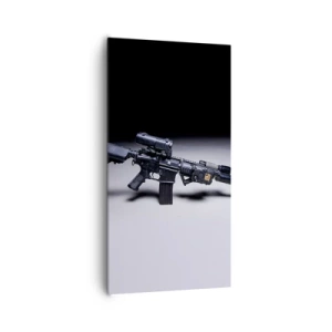 Lærredstryk - Billede på lærred - Den mørke ridder - 65x120 cm