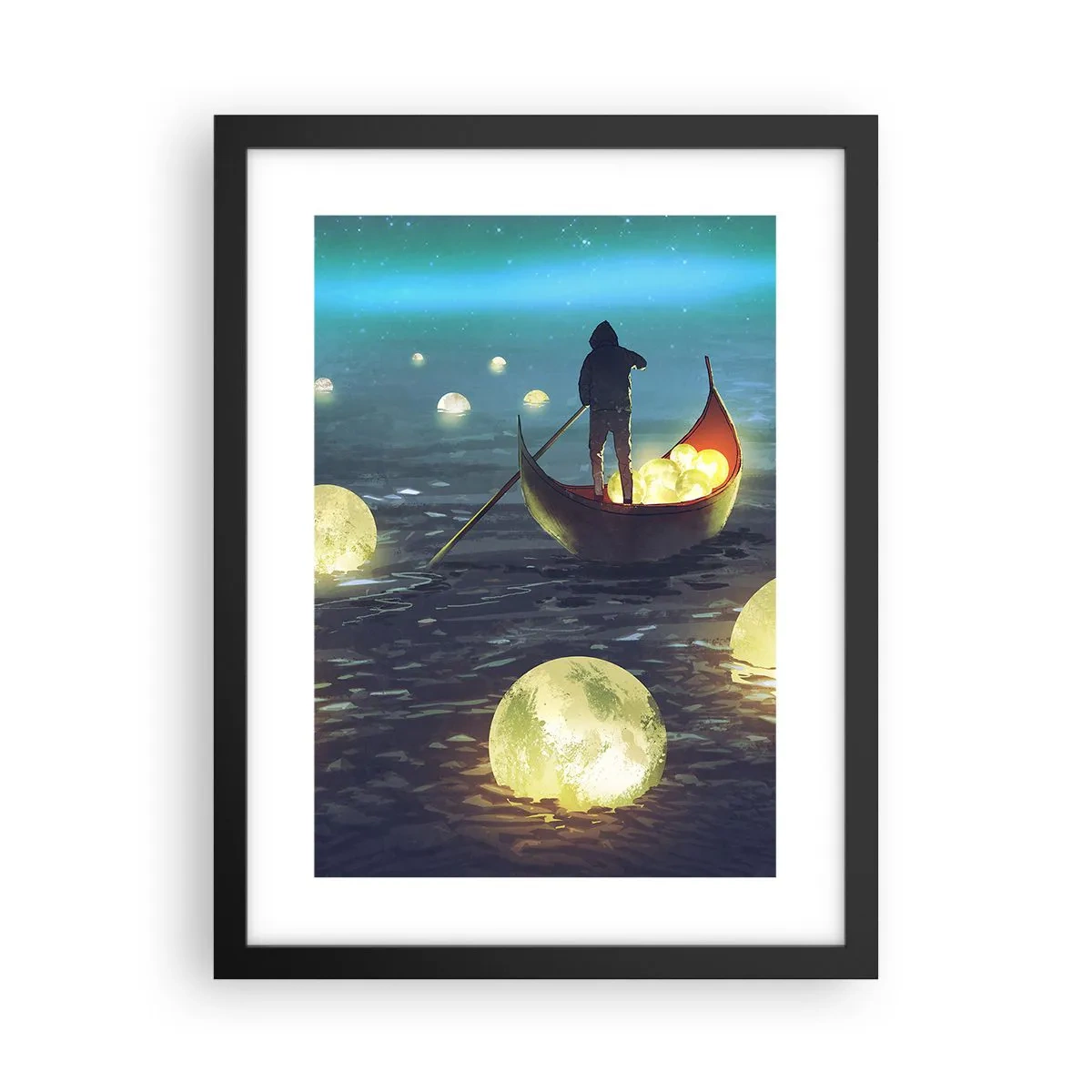 Plakat i sort ramme - Ting, som filosoffer aldrig har drømt om - 30x40 cm