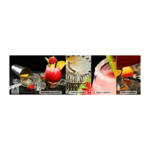 Fototapet Prøve Standard Eco - Fremkald smagen - Drikke, Cocktail, Shaker - 100x30 cm