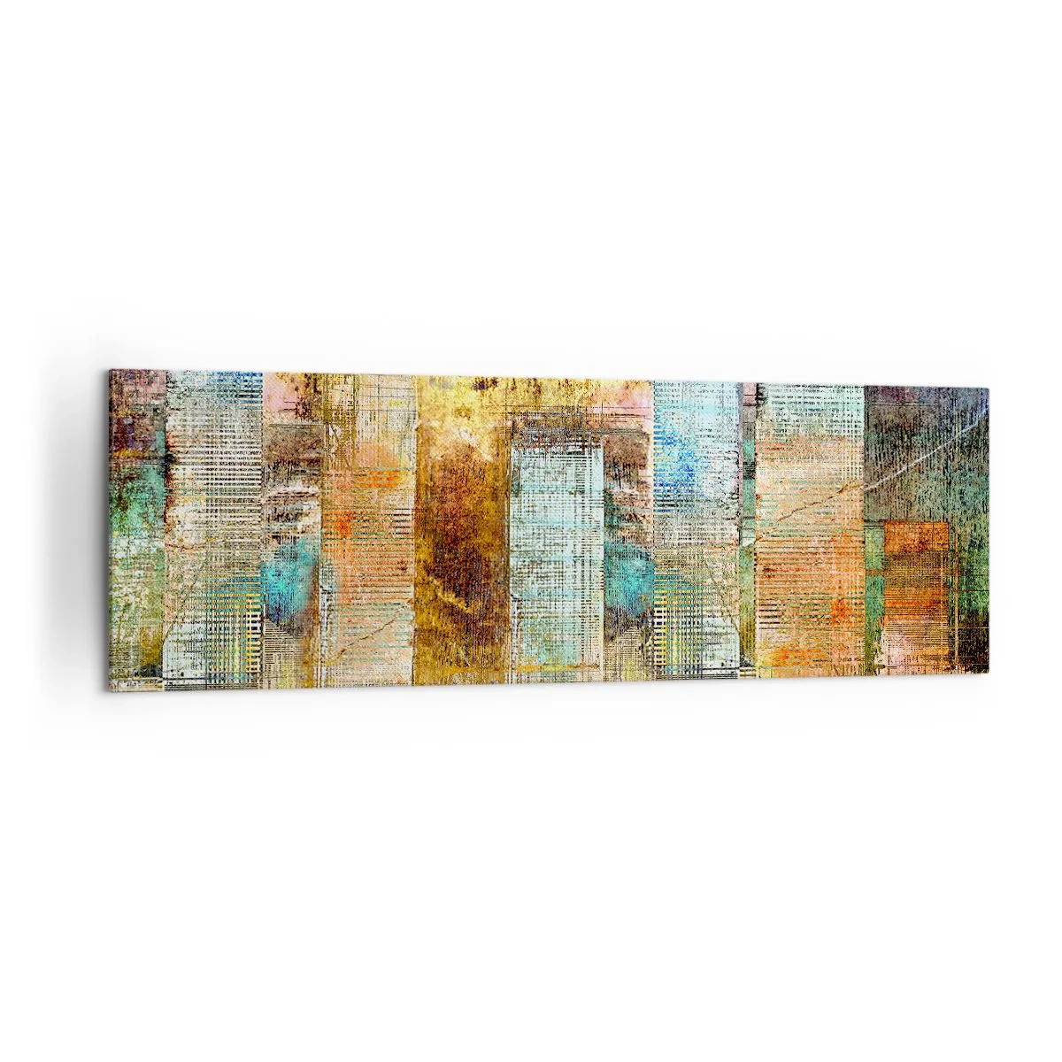 Lærredstryk - Billede på lærred - Solrig metropol - 160x50 cm