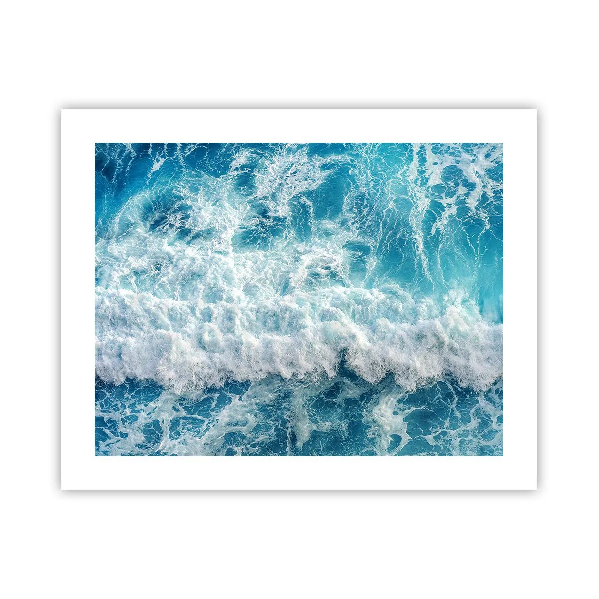 Plakat - Glædeligt og i spring - 50x40 cm