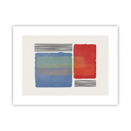 Plakat - Geometriens ånd og bogstav - 40x30 cm