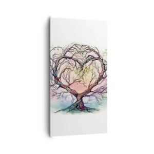 Lærredstryk - Billede på lærred - Sammen mod stormene - 65x120 cm